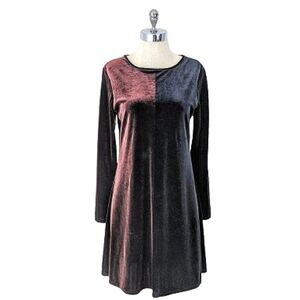 vintage 90's colorblock mini dress